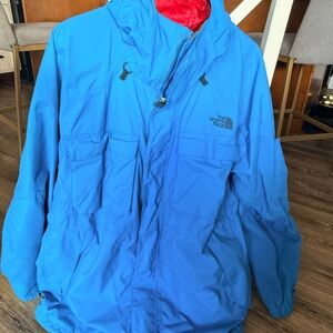 The North Face Red and Blue Jacket